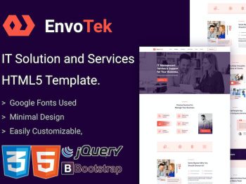 EnvoTek - IT Solution and Services HTML5 Template Yazı Tipi