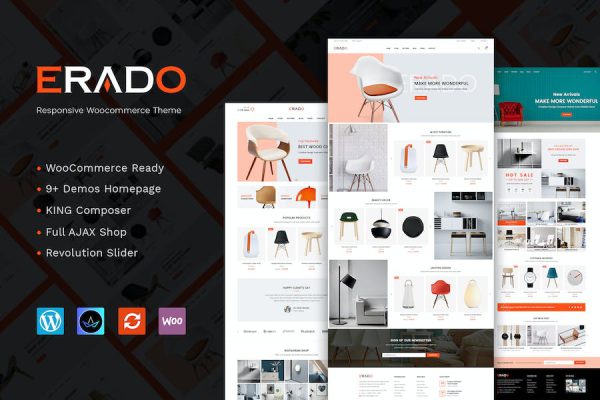 Erado - unique design WordPress Teması