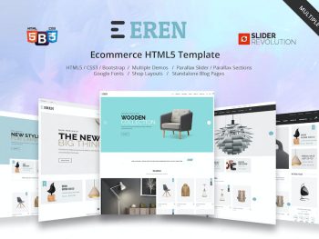 Eren - Multipurpose Ecommerce Template Yazı Tipi