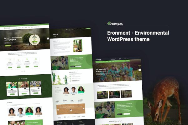 Eronment - Environmental WordPress Teması