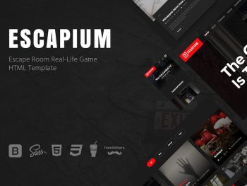 Escapium - Escape Room Game HTML Template Yazı Tipi