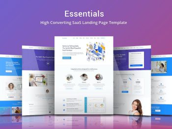 Essentials - High Converting SaaS Landing Page Yazı Tipi