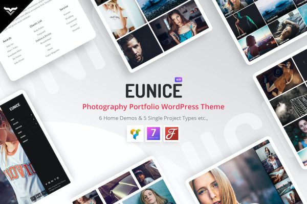 Eunice - Photography Portfolio WordPress Teması