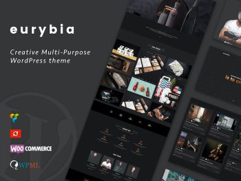 Eurybia - Creative  Portfolio Theme WordPress Teması