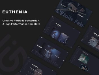 Euthenia - Creative Portfolio Bootstrap 4 Template Yazı Tipi