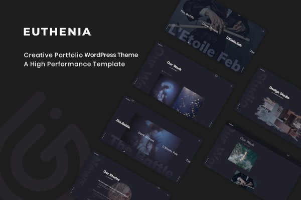 Euthenia - Creative Portfolio WordPress Teması