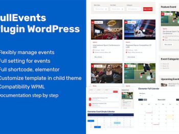 Event Plugin WordPress - FullEvents WordPress Eklentisi