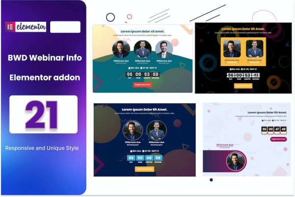 Event Webinar Info Plugin for Elementor WordPress Eklentisi