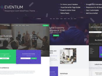Eventium - Responsive Event WordPress Teması