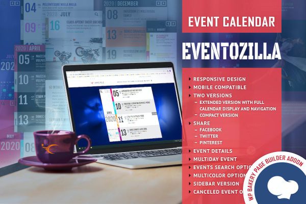 EventoZilla - Event Calendar - Addon For WPBakery WordPress Eklentisi