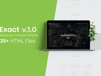 Exact - Multipurpose Responsive Onepage Template Yazı Tipi