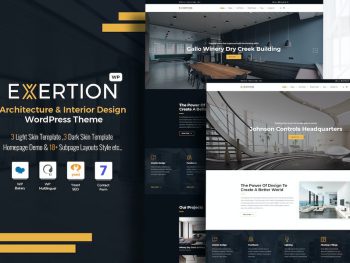 Exertion - Architecture & Interior WordPress Teması