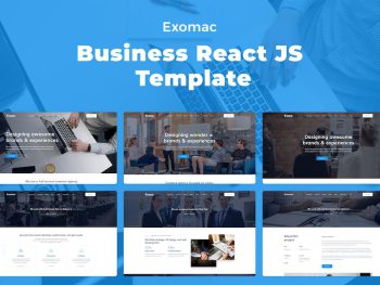 Exomac – Business React JS Template Yazı Tipi