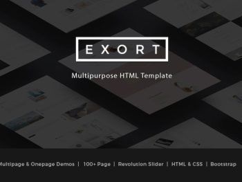 Exort - Responsive Multipurpose HTML Template Yazı Tipi