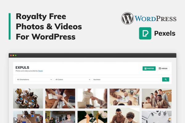 Expuls Royalty Free Photos & Videos For WordPress WordPress Eklentisi