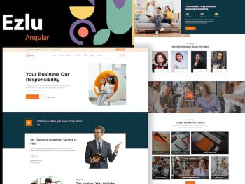 Ezlu - Angular 13 Business Consulting Template Yazı Tipi