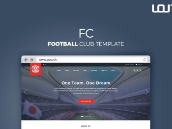 FC - Football Club Template Yazı Tipi