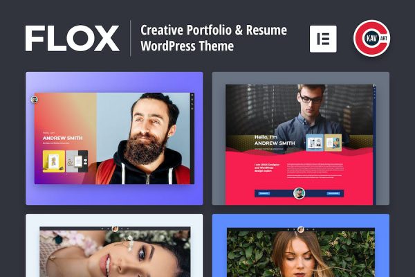 FLOX - Personal Portfolio & Resume WordPress Teması