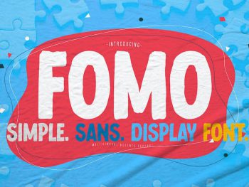 FOMO - Simple Sans Display Font Yazı Tipi