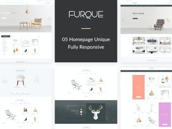 FURQUE - Creative Multiconcept Furniture Store PSD Yazı Tipi