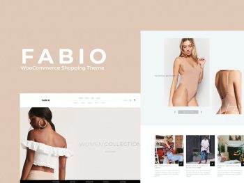 Fabio WooCommerce Shopping Theme WordPress Teması