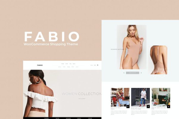 Fabio WooCommerce Shopping Theme WordPress Teması