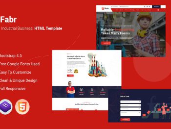 Fabr - Industrial Business HTML Template Yazı Tipi