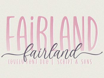 Fairland - Sweet Font Duo Yazı Tipi