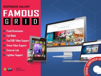 Famous - Grid Gallery for WPBakery Page Builder WordPress Eklentisi