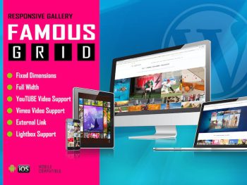 Famous - Responsive Image And Video Grid Gallery WordPress Eklentisi