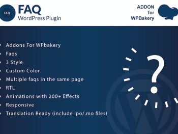 Faq - Addons for WPBakery Page Builder WordPress Eklentisi