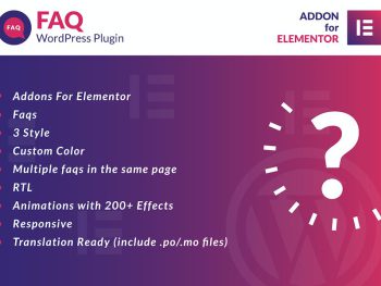 Faq for Elementor WordPress Plugin WordPress Eklentisi