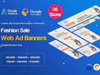 Fashion Sale Banners HTML5 D46 Ad - GWD & PSD Yazı Tipi