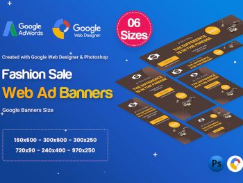 Fashion Sale Banners HTML5 D47 Ad - GWD & PSD Yazı Tipi
