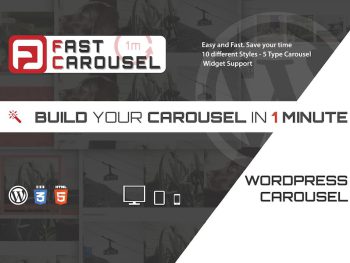Fast Carousel - Wordpress Premium Plugin WordPress Eklentisi