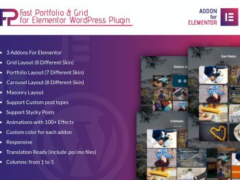 Fast Portfolio & Grid Elementor WordPress Plugin WordPress Eklentisi