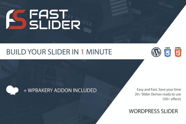 Fast Slider - Easy and Fast - Slider Plugin for WP WordPress Eklentisi