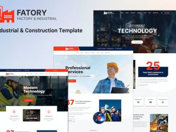 Fatory - Industrial & Construction Template Yazı Tipi