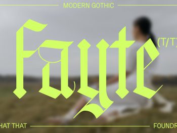 Fayte Blackletter gothic Yazı Tipi