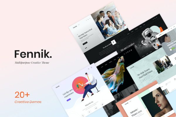 Fennik - Multipurpose Creative Theme WordPress Teması