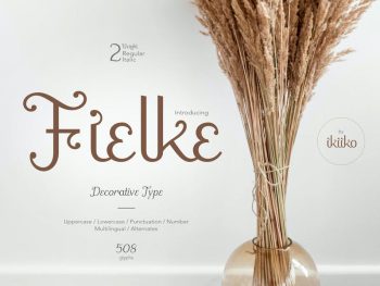 Fielke - Decorative Type Yazı Tipi