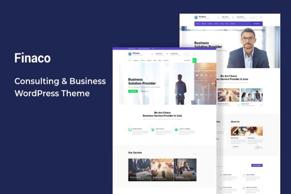 Finaco - Consulting & Business WordPress Teması