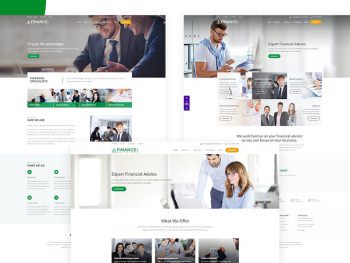 Finance Corp - Template Financial Business Website Yazı Tipi