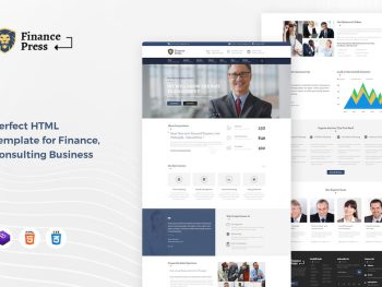 Finance Press - Consulting Business HTML5 Template Yazı Tipi