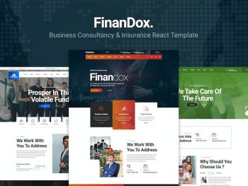 Finandox - ReactJS Business Consulting Template Yazı Tipi