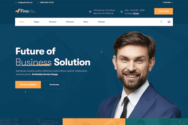 Finanix - Business WordPress Teması