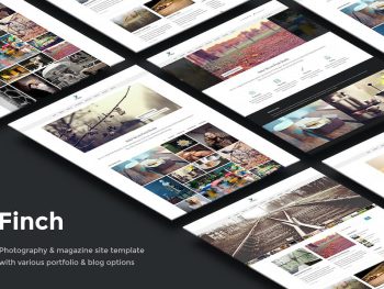 Finch – Photography & Magazine Site Template Yazı Tipi