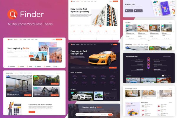 Finder - Multipurpose Directory & Listing WordPres WordPress Teması