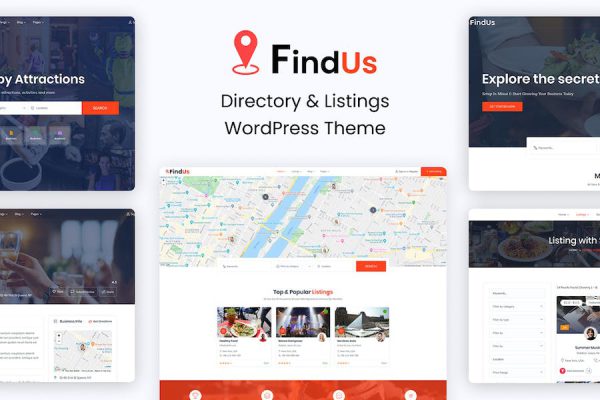 Findus - Directory Listing WordPress Teması