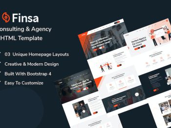 Finsa - Consulting & Agency HTML Template Yazı Tipi